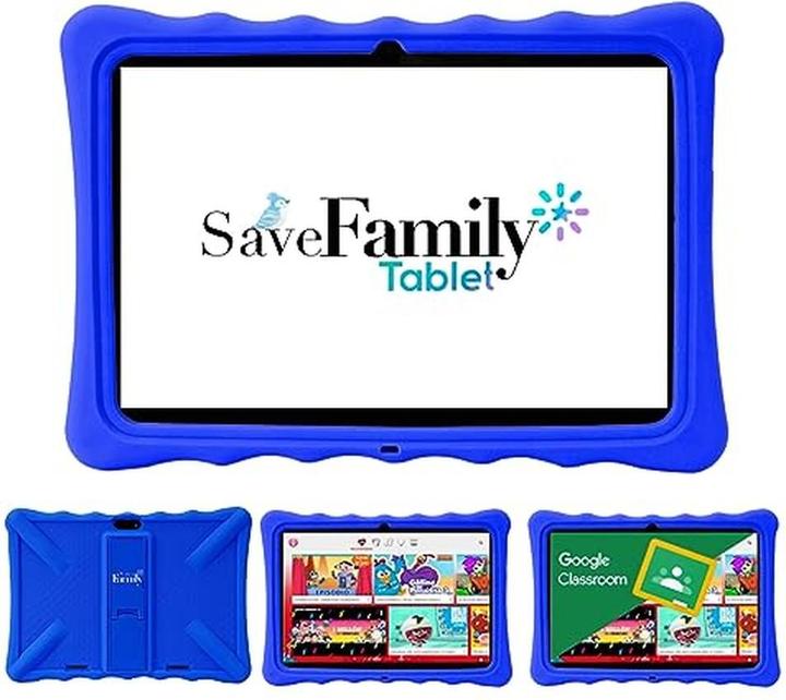 Actual product image Save Family SAVEFAMILY TABLET EVOLUTION 10" 2+32GB 4G BLUE (10.10", 64 GB, Blue)