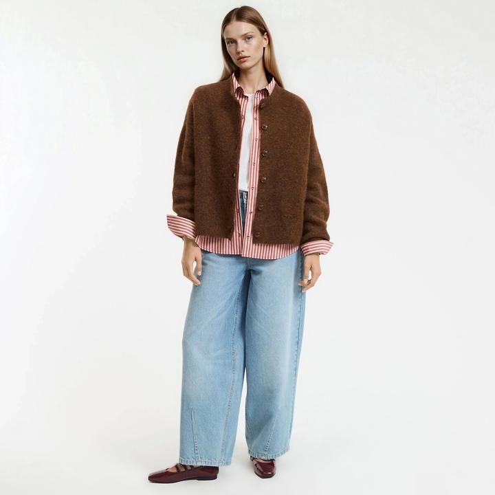 Produktbild La Redoute Collections Strickjacke aus Alpaka-Mischung (XL)