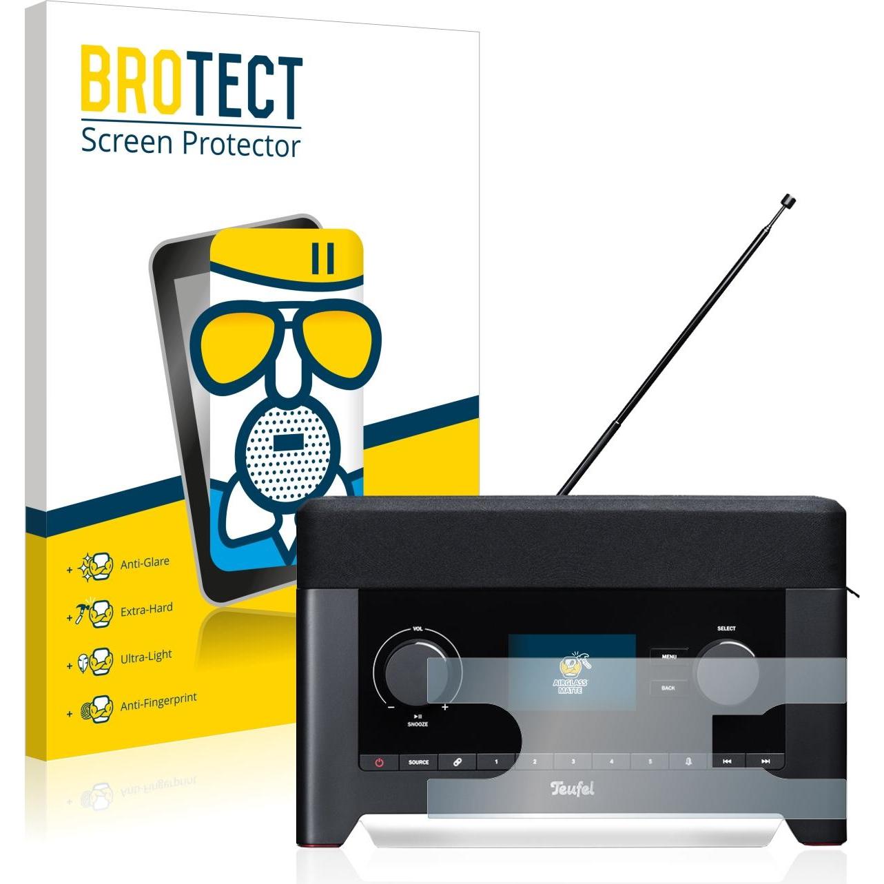 BROTECT Schutzglas Schutzfolie Glas Folie Displayschutz matt, MP3 + Media-Player Zubehör