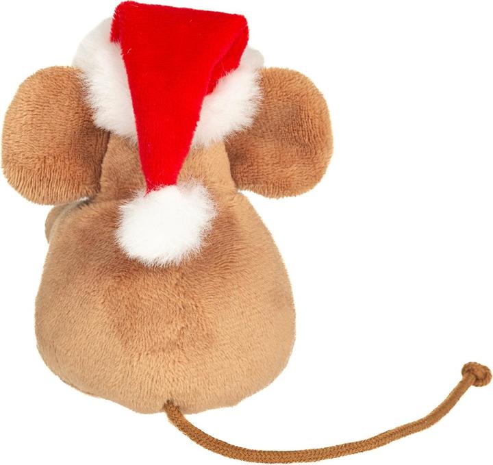 Actual product image Teddy Hermann Weihnachtsmaus m. Geschenk 11 cm (10 cm)