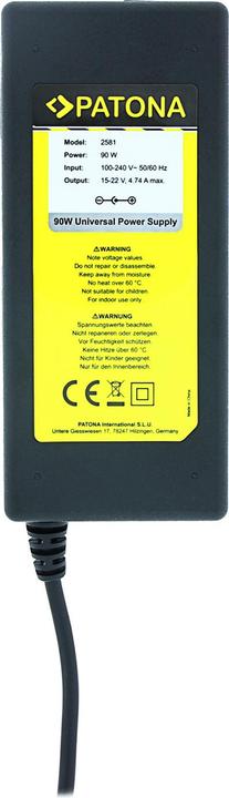 Produktbild Patona Universal 90W 15-20V Netzeil (90 W)