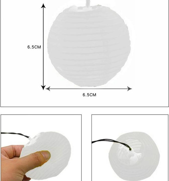 Produktbild Hermex LED-Lampionlichterkette (6.50 m)