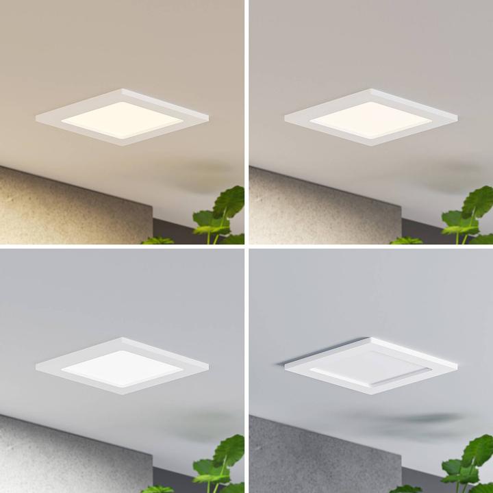Actual product image Prios Helina LED recessed lamp, white, 11.5 cm (360 lm)