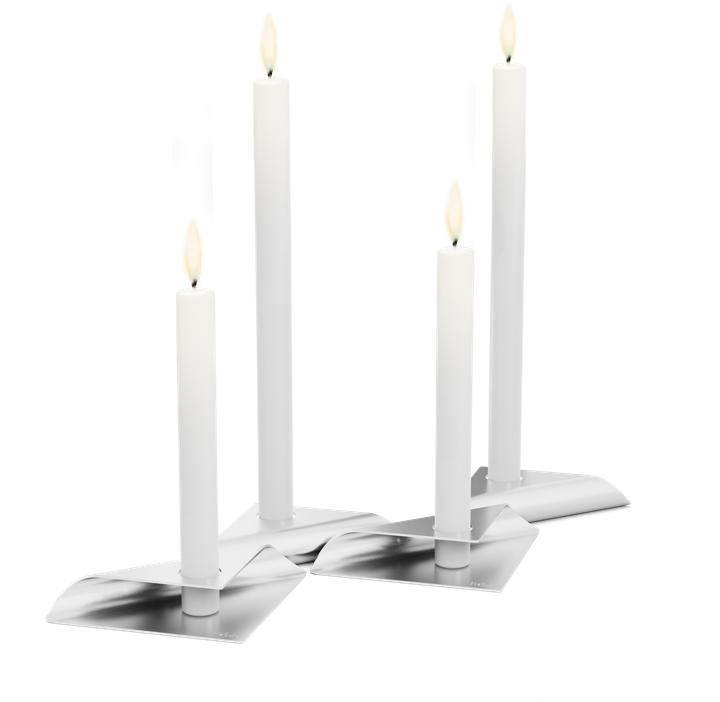 Produktbild Höfats SQUARE CANDLE silber, VE 4