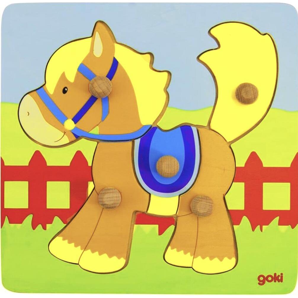 Thumbnail - Goki Steckpuzzle Powerdisplay (8 Teile)
