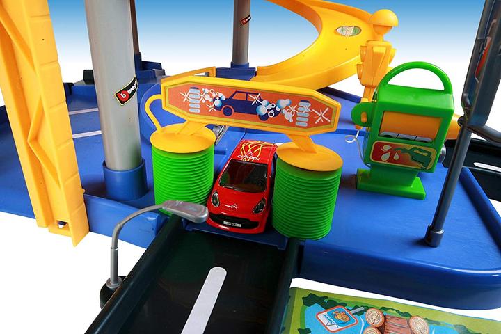 Actual product image Bburago Garage set with 2 cars