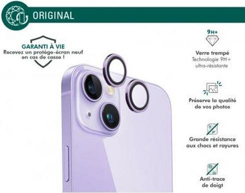 Produktbild Bigben Connected Glas-Folie Rückkamera (1 Stück, Apple iPhone 14, Apple iPhone 14 Plus)
