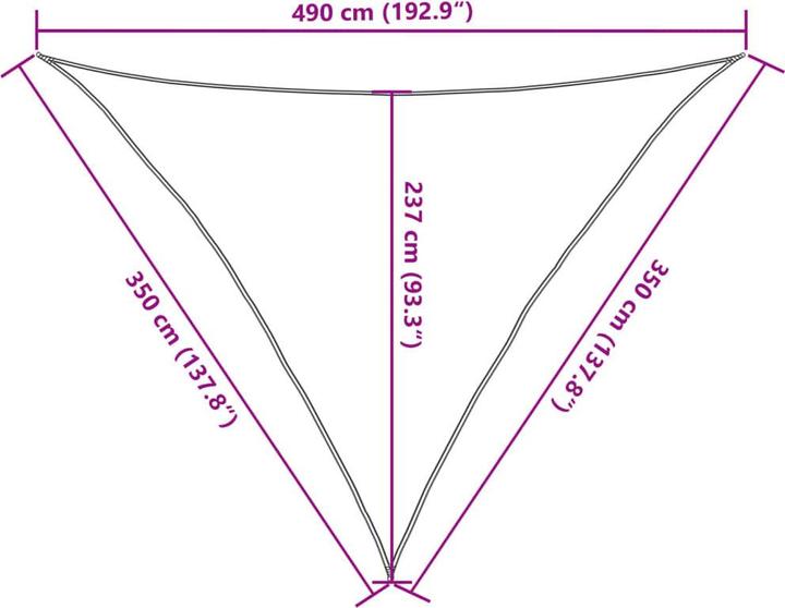 Actual product image vidaXL Wendy (350 x 350 x 490 cm)