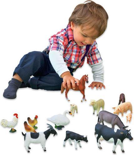 Produktbild Betzold Bauernhof Tiere, 14-tlg. Set