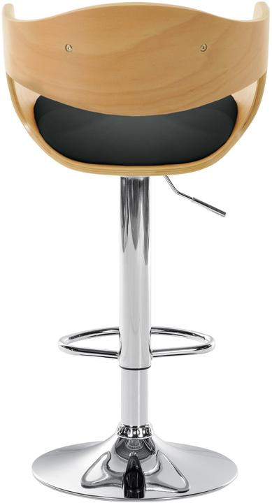 Actual product image CLP Kingston bar stool, natural/black