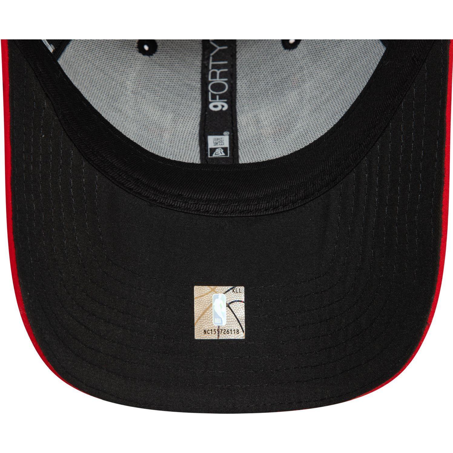 Thumbnail - New Era, Herren, Cap, 9Forty Strapback Cap MICROFIBRE Chicago Bulls, Schwarz