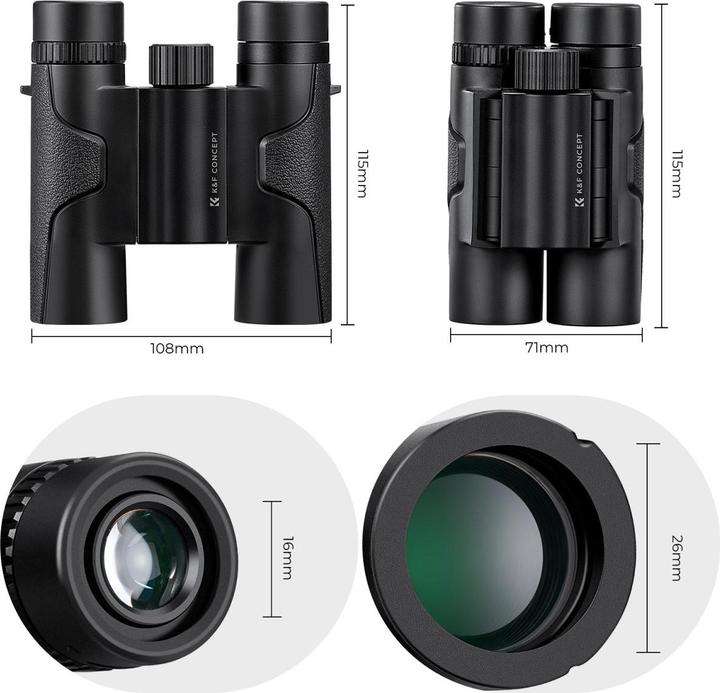 Produktbild K&F Concept Binoculars KF33.070 10x25 (10 x, 25 mm)