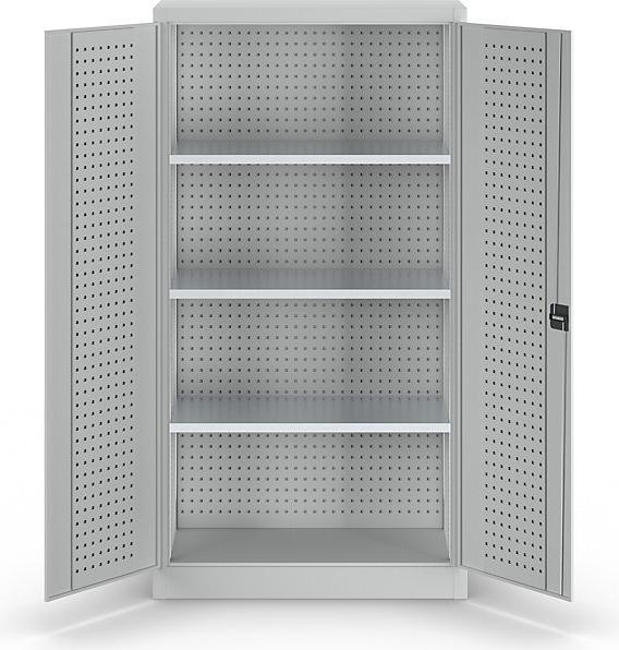 Actual product image kaiserkraft Tool cupboard with perforations (100 cm, 190 cm)