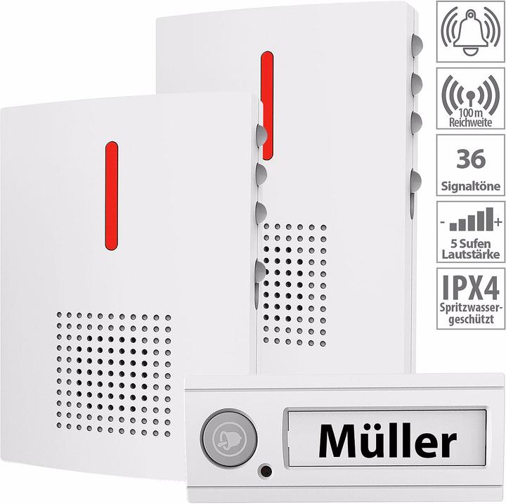 Produktbild CasaControl Funk-Türklingel & 2 Empfänger