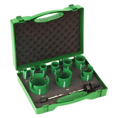 Hikoki, Gatenzagen, Zubehör 754252 Lochsägeset Für Elektriker, Hartmetall, 11-teilig