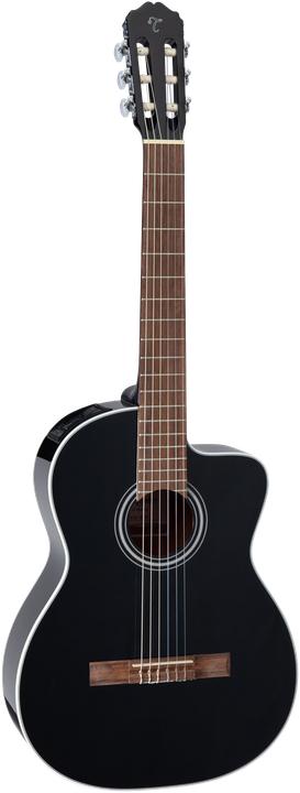 Takamine Classical Guitar, G Series, GC2CE BLK, Classic/C (Classical guitar, Indian Laurel fingerboard, Mahogany back and sides, Spruce top)