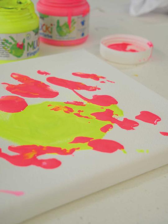 Actual product image Mucki Squeaky Finger Paint (150 ml)