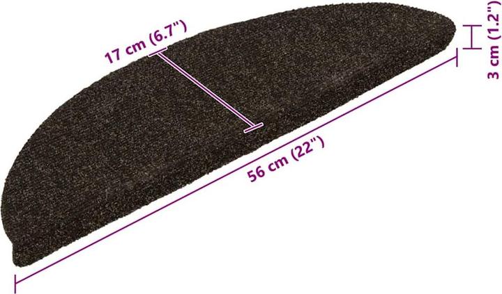 Immagine prodotto vidaXL Stufenmatte (56 x 17 cm)