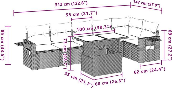 Produktbild vidaXL Luca