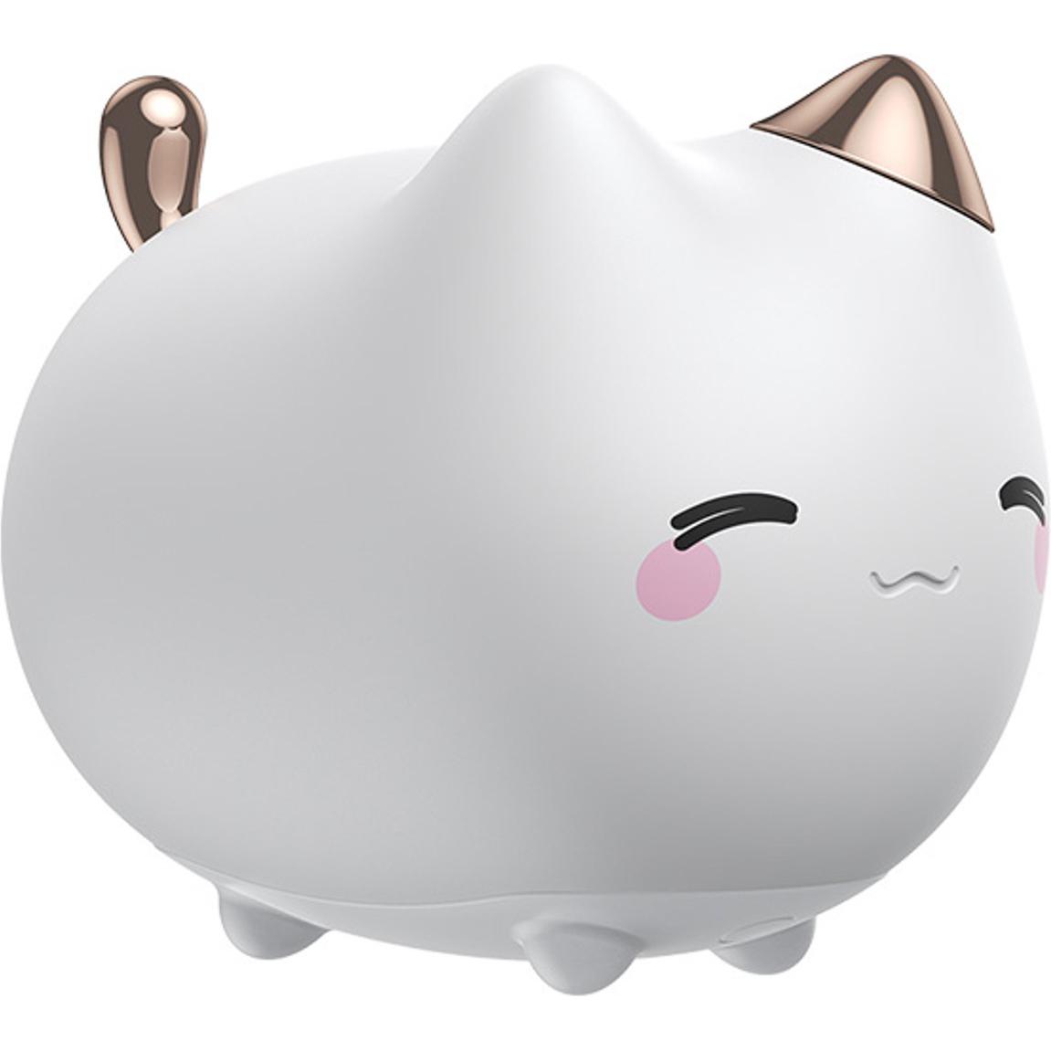 Baseus, Nachtlicht, Cute series kitty silicone night light White