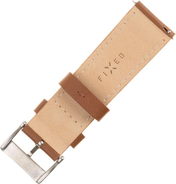 Image du produit Fixed AEgte laederrem til Smartwatch Universal 22 mm Brun