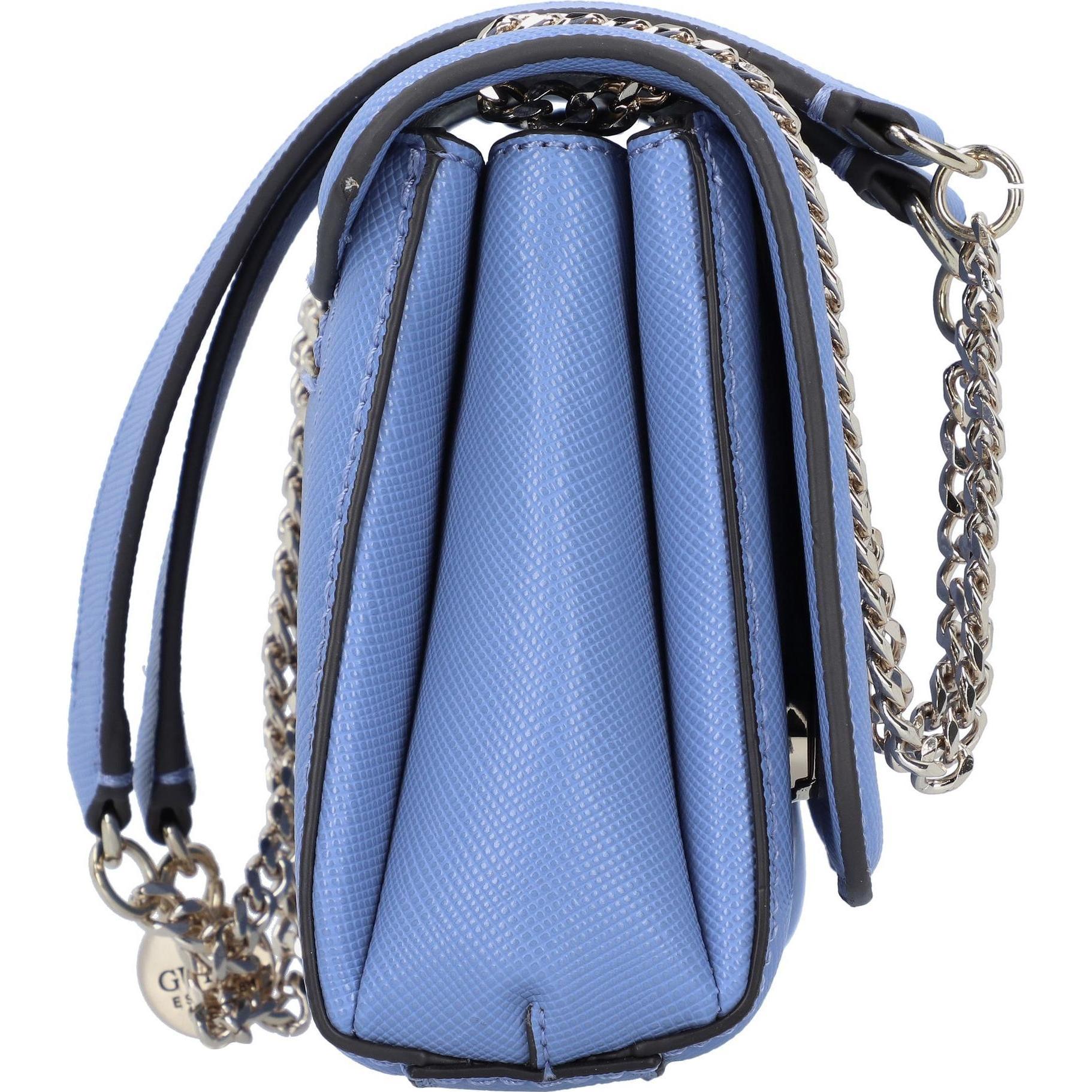 Thumbnail - Guess, Handtasche, Noelle Schultertasche 25 cm, Blau