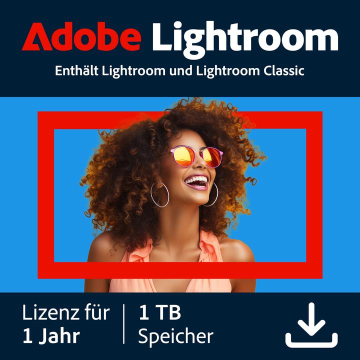 Adobe Lightroom (1 User, 1 Geräte/User, 12 Monate)