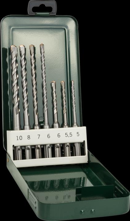 Produktbild Bosch Professional Zubehör 7tlg. Hammerbohrer-Set SDS plus (160, 5,0, 10.0x160mm, 5,5, 6,0)