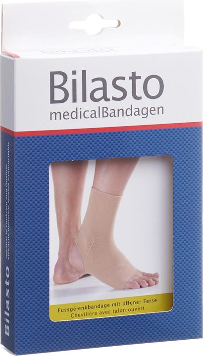 Produktbild Bilasto Uno Fussgelenkbandage M Ferse offen beige (M)