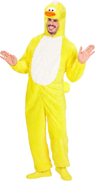 Produktbild Widmann ENTCHEN SOFT PLÜSCHKOSTÜM (Overall mit Kapuze), XL - h 190 cm (XL)