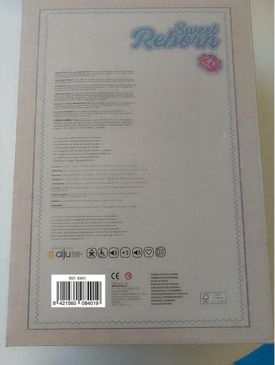 Actual product image Berjuan Reborn dolls 8401-24 50 cm