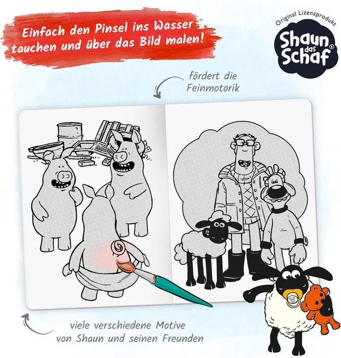 Shaun das Schaf Zaubermalbuch
