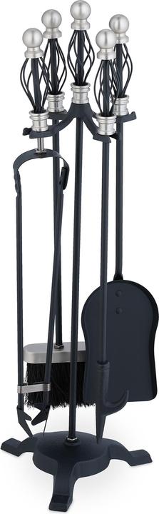 Image du produit Relaxdays Set de 5 couverts de cheminée