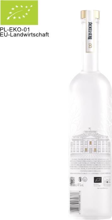 Produktbild Belvedere Organic (1 x 70 cl)