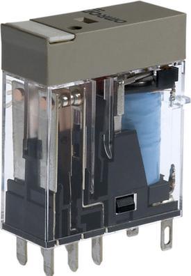 Actual product image Omron Industrial Automation Industrial relay G2RS 2 changeover contacts DC 48V 5A Plug-in connection terminal
