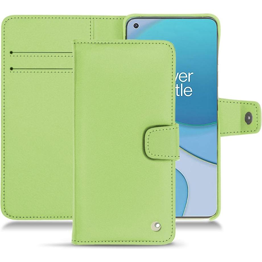 Noreve Lederschutzhülle Wallet (OnePlus 8T), Smartphone Hülle, Grün