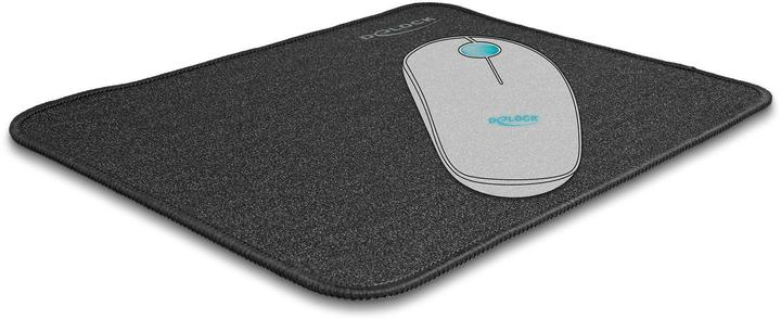 Produktbild Delock Mauspad Glitzer-schwarz 300 x 245 mm