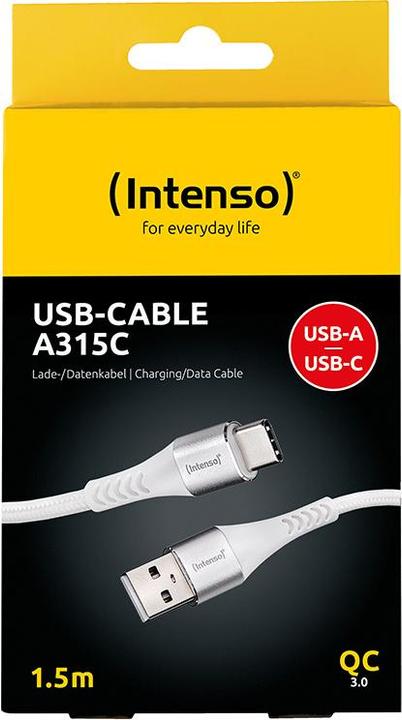 Image du produit Intenso USB A - USB type C (1.50 m, USB 2.0, 60 W)