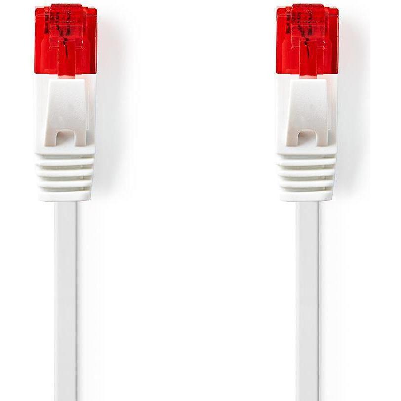 Nedis CCGP85216WT100. Kabellänge: 10 m, Kabelstandard: Cat6, Kabelschirmung: U/UTP (UTP), Anschluss 1: RJ- (U/UTP, CAT6,...