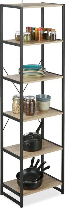 Productafbeelding Relaxdays Rechtopstaande plank (50 x 35 x 180 cm)
