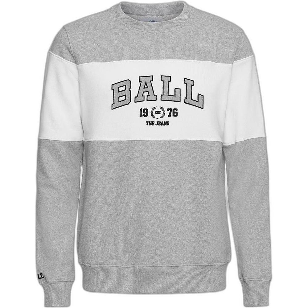 Ball, Herren, Pullover, sweatshirt ba j. montana, Grau, (L)