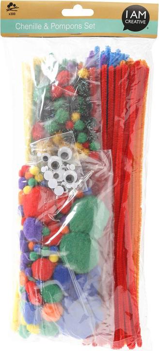 Actual product image I Am Creative Chenille & Pompons Set