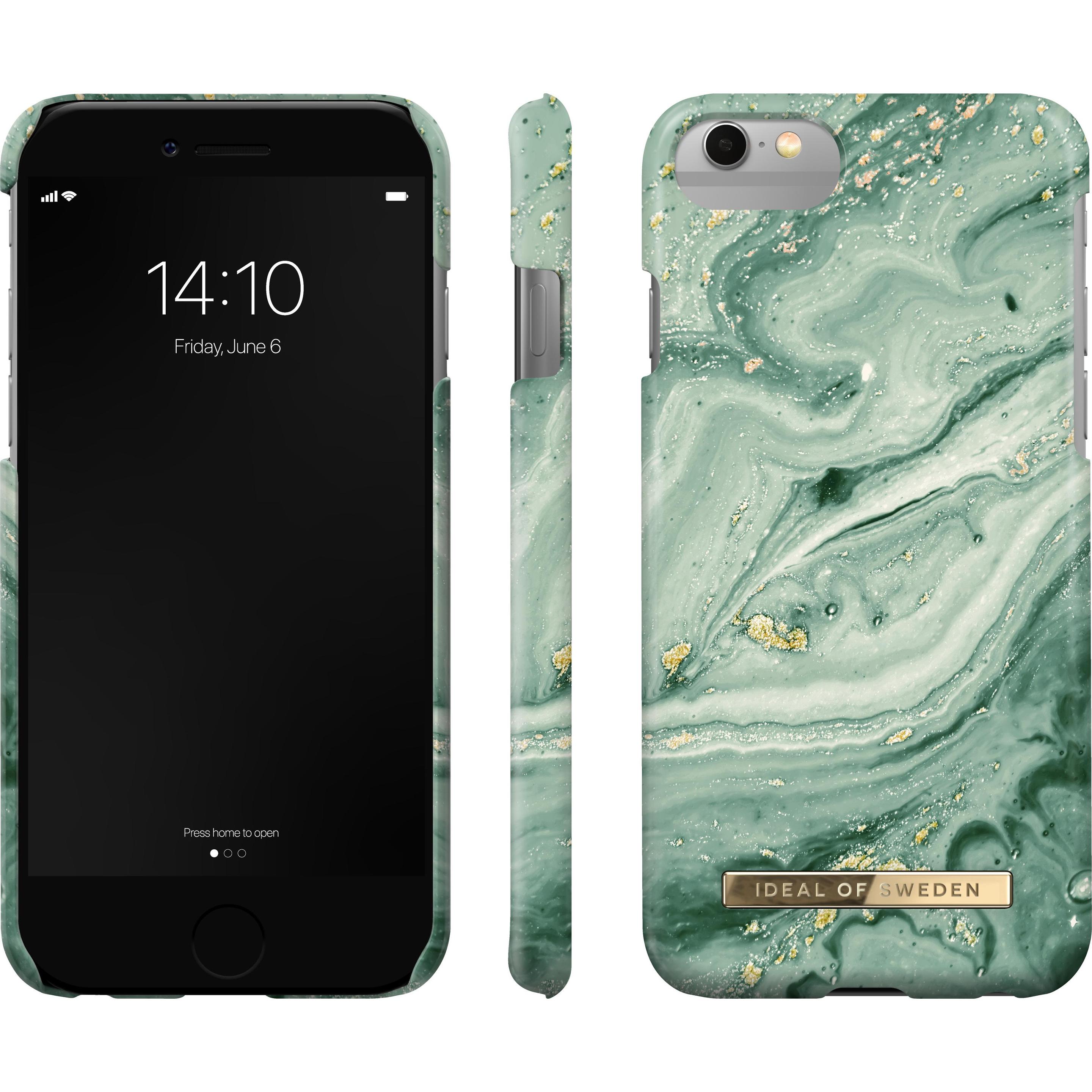 iDeal Of Sweden Designer Hard Cover Mint Swirl Marble Galaxus