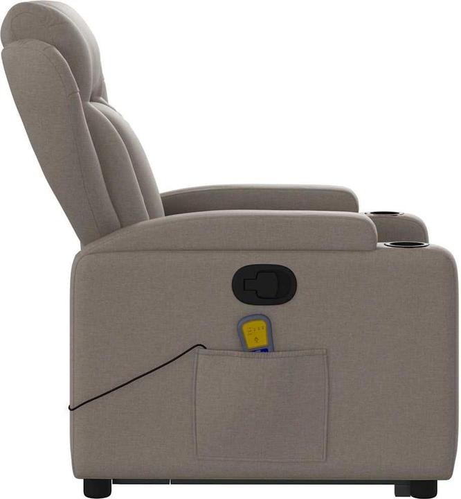 Immagine prodotto vidaXL Poltrona massaggiante con ausilio in tessuto