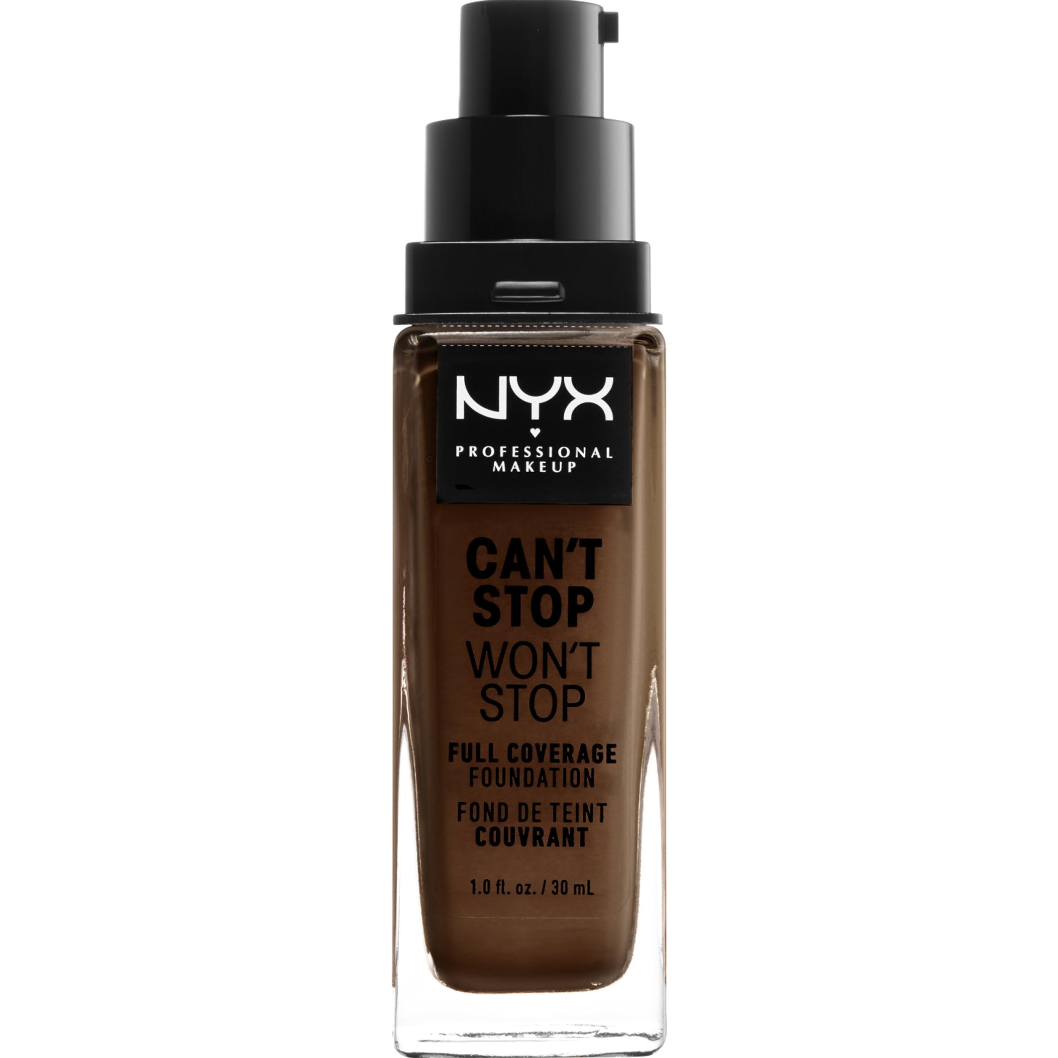 NYX Professional Make-Up, Foundation, Can't Stop Won't Stop (22.07 Deep Walnut)