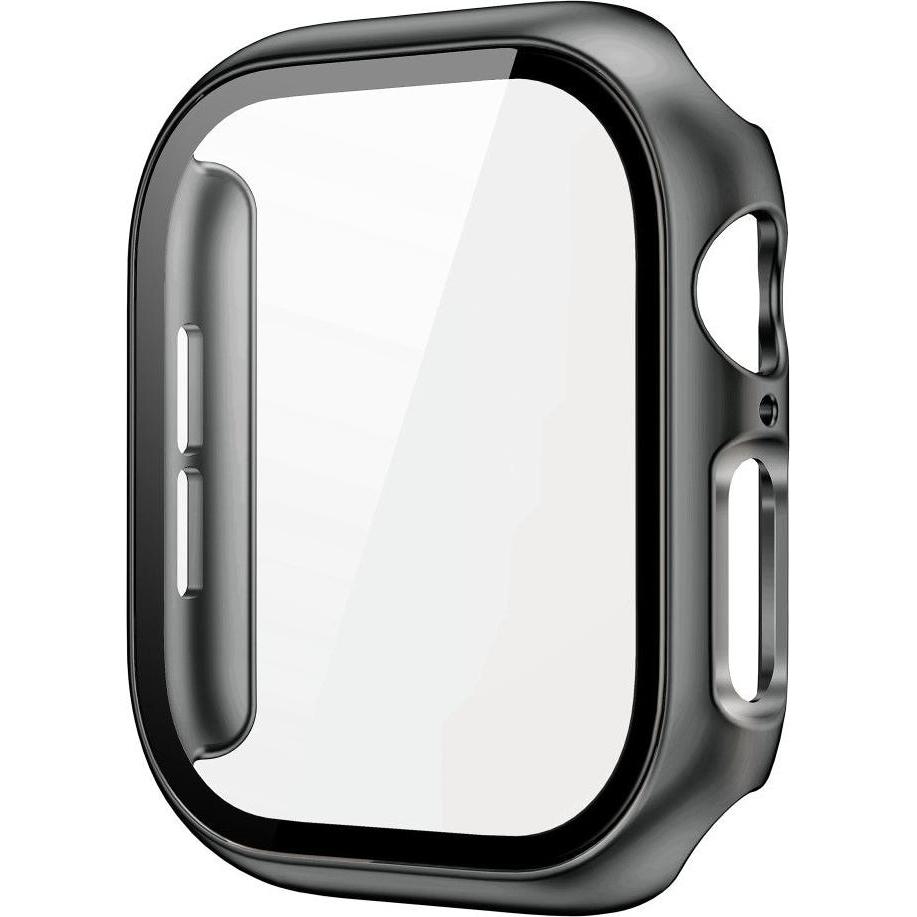 Cover-Discount Apple Watch 10 - 46mm - Hartschalen Case mit Panzerglas, Smartwatch Zubehör, Schwarz