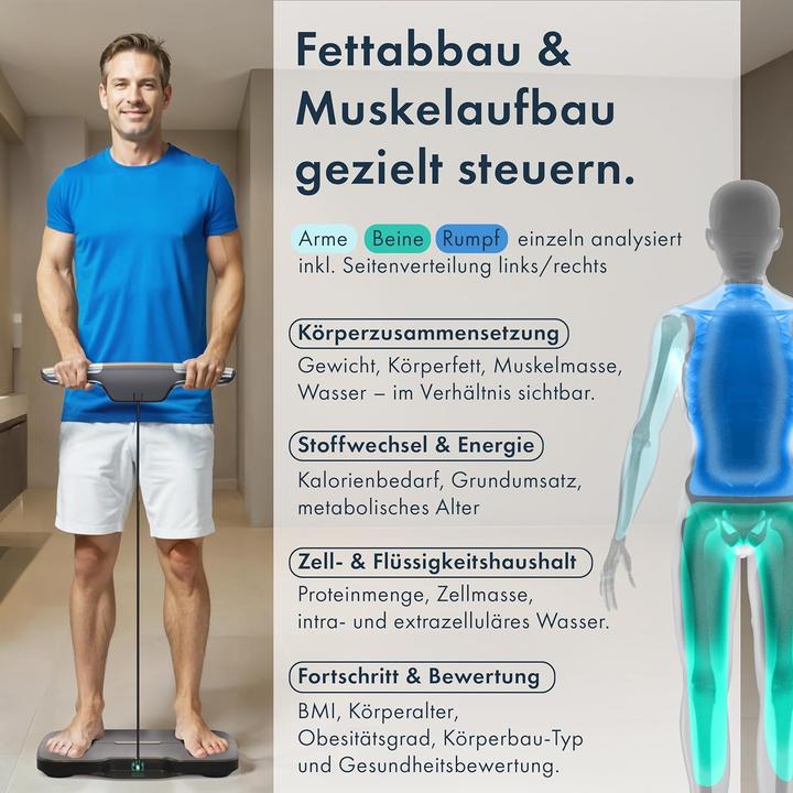 Produktbild Sensolite Personenwaage mit Körperfettanalyse (180 kg)