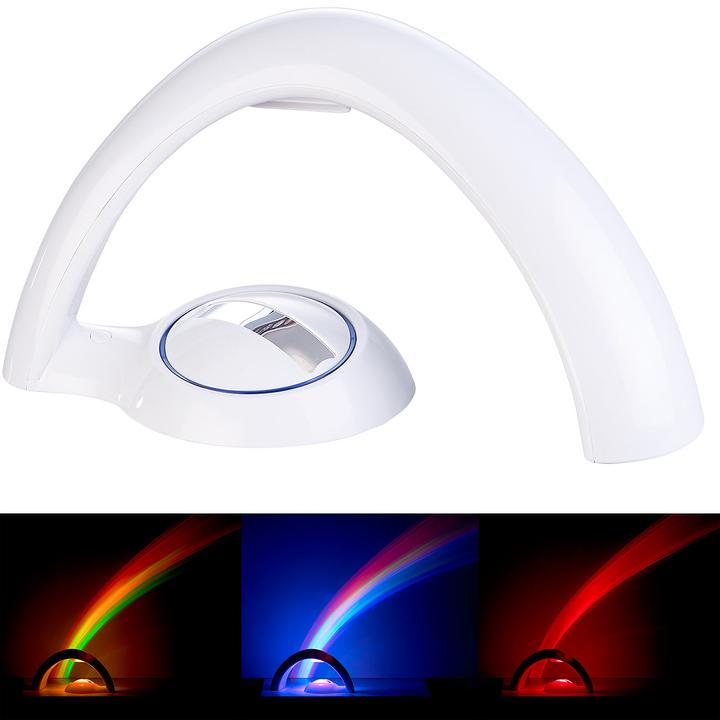 Produktbild Playtastic LED-Regenbogen-Projektionsleuchte für Schlaf- und Kinderzimmer