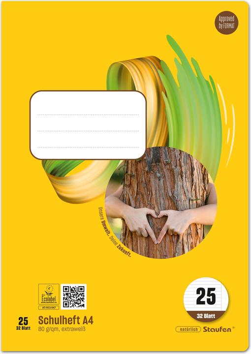 Produktbild Ursus Schulheft (A4, Liniert, Weicher Einband)