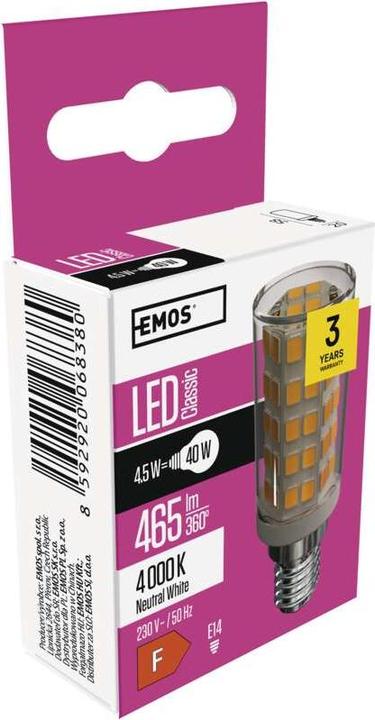 Produktbild Emos Classic (E14, 4.50 W, 465 lm, 1 x, F)